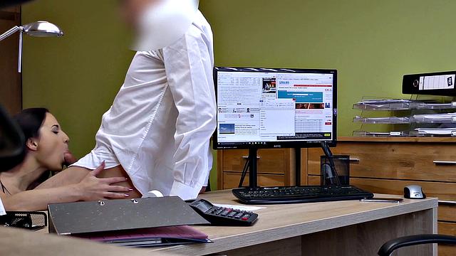 LOAN4K. Chick does sex in exchange for a bank loan