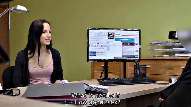 LOAN4K. Chick does sex in exchange for a bank loan