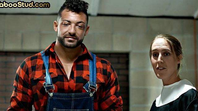 Deepthroating stepbrother creampied in jail by jock