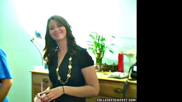 College Babe Hardcore Threesome