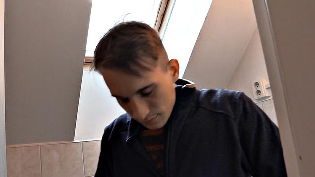 Euro stud picked up and assfucked in 1st gay experience