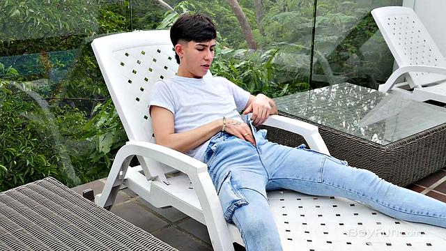 Santi Gomez takes a hard cock and moans with pleasure