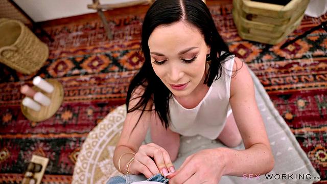 POV with beautiful model