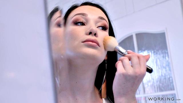 POV with beautiful model