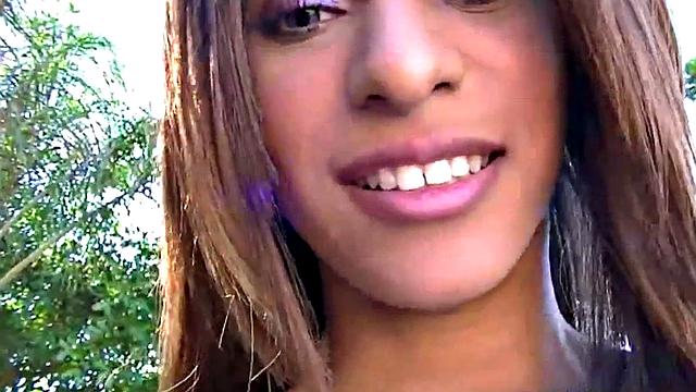 Skinny teen anal slut takes cock in her ass