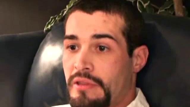 Timothy is a 28 year old plumber, who claims to be straight, but seems open to other sexual adventures. He's 6' 1", 175lbs and very personable. In this solo scene, we see a lot more than the plumber's ass.