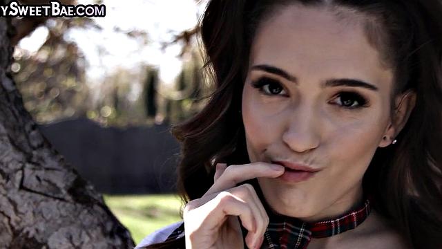 21yo petite girl fucked by big hard cock in wet pussy hole