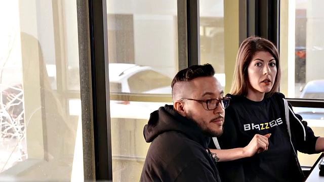 Stunning MILF smashed in office