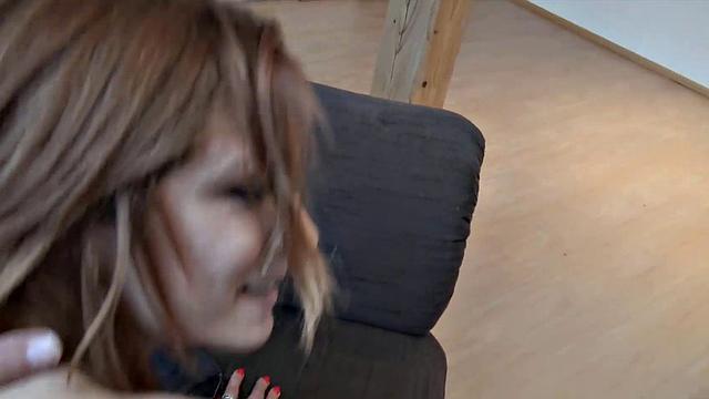 HUNT4K. Slutty hottie accepts cash from hunter for chance to cuckold BF