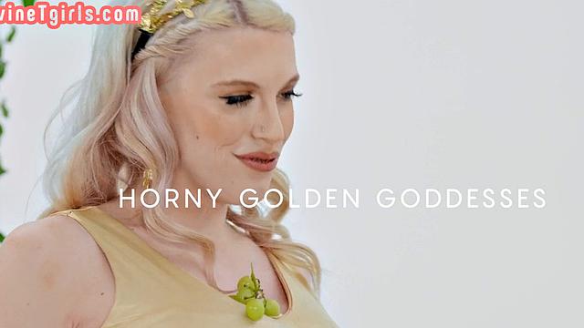 Skinny trans babe assfucking in passionate 3some