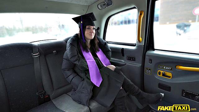 University Graduate Strips Off Robes