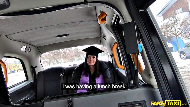 University Graduate Strips Off Robes