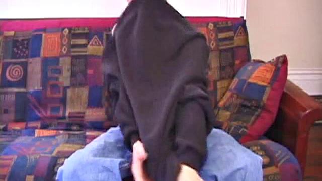 Matthew Mtters rubs his dick through his jeans to get a boner. He takes off his hoodie and jeans, revealing a nice cock. Sprawled out on the sofa, he takes full advantage of his naked body.