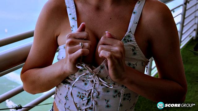 Petite Macy loves skating, working on cars, masturbating and cum play.