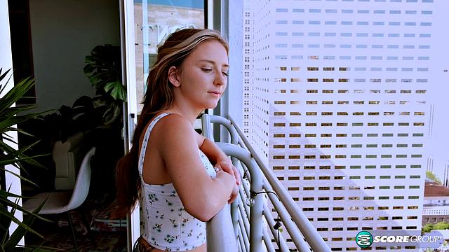 Petite Macy loves skating, working on cars, masturbating and cum play.