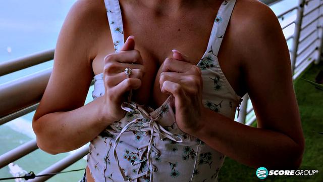 Petite Macy loves skating, working on cars, masturbating and cum play.