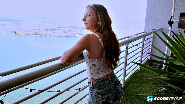 Petite Macy loves skating, working on cars, masturbating and cum play.