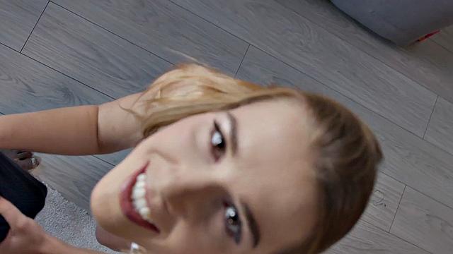 Petite babe riding her BBC lover