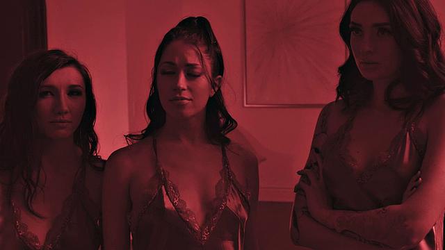 PURE TABOO Stud Has Lustful Dream With Wife's Stepsisters Alex Coal, Maya Woulfe, & Charlotte Sins