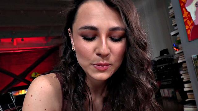 Facialized smalltitted petite