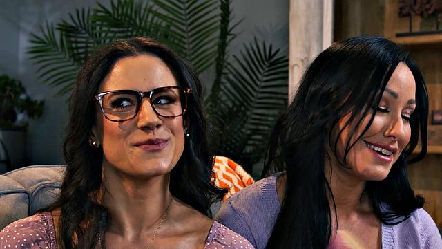 GIRLSWAY - MILF Penny Barber Excited That Her Bestie Brought Her Stepdaughter To Their Book Club