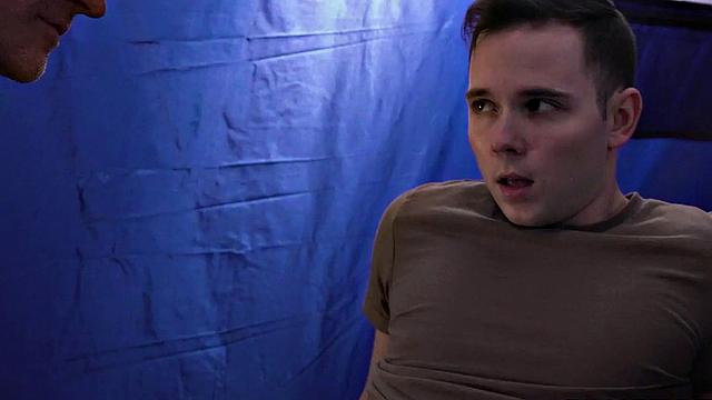 Military stepdads fuck twinks in orgy under tent