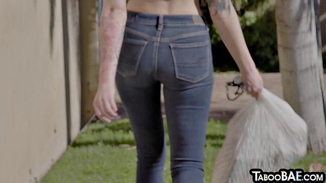 Stunning babe doggystyled by her lover