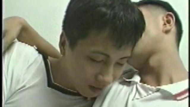 Asian Pe reunites with his former lover Tak and it's just like old times for the horny young couple. They get locked into passionate love making, as clothes strip off, dick gets sucked and ass takes a sensual fucking.