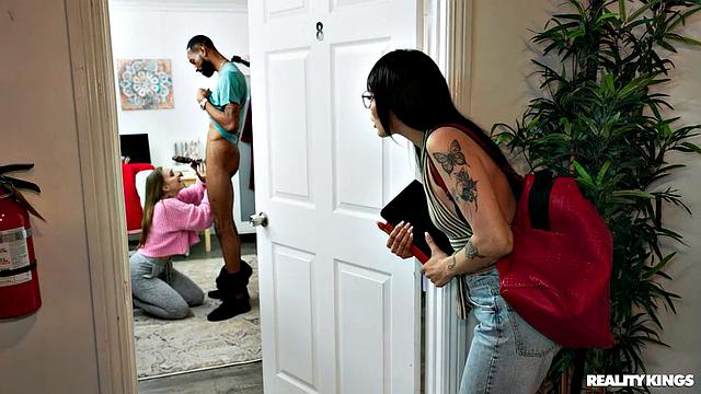 Dorm Neighbor Nabs Cock