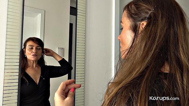 Eveline Magic страстно ебется с мужиком на камеру.