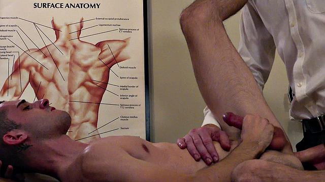 Tiny twink barebacked by doctor after check
