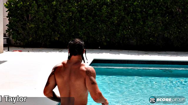 Crystal Taylor Has a Poolside Encounter