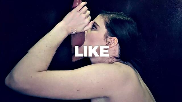 GloryholeSecrets - Hot Brunette Needs Cocks In Her Throat & Finds That At The Gloryhole