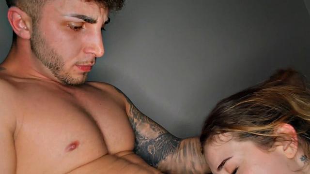 Horny Spanish bombshell Angelique Lapiedra gets double penetrated by 2 Filthy hunks - Love the best group sex!