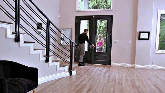 Babysitter Athena Fleurs Sucks and Fucks Her Employer's Cock