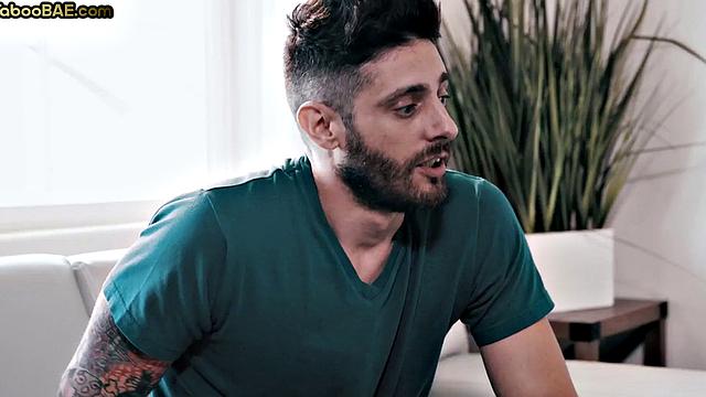 Taboo babe riding lover