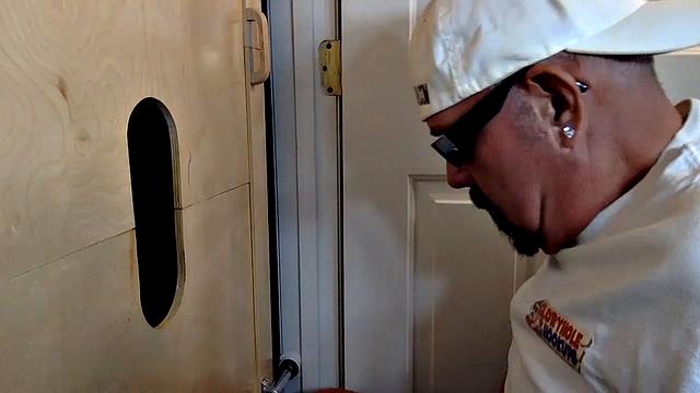 Man Comes Back for a Gloryhole Servicing