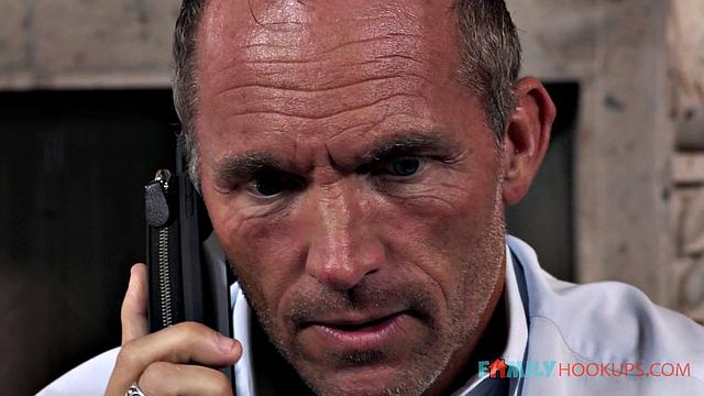 Hot brunette Summer Brooks with her hot British stepdad