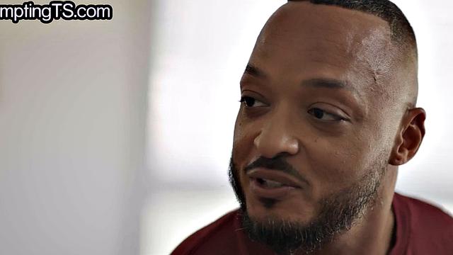 Cute trans gets assfucked by IR cock