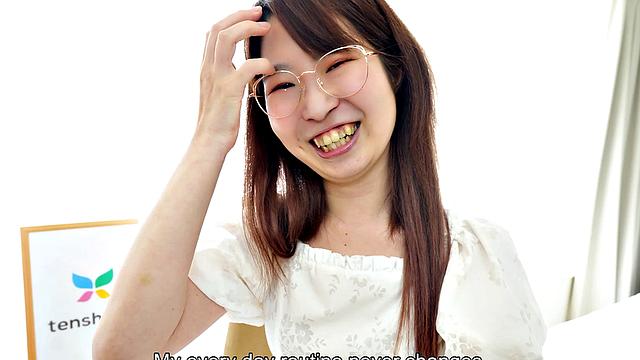 Office Worker Momoko Azuma in Her First Adult Video