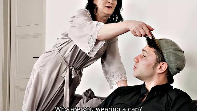 MATURE4K. After fail at the exam guy gladly fucks mature stepmom