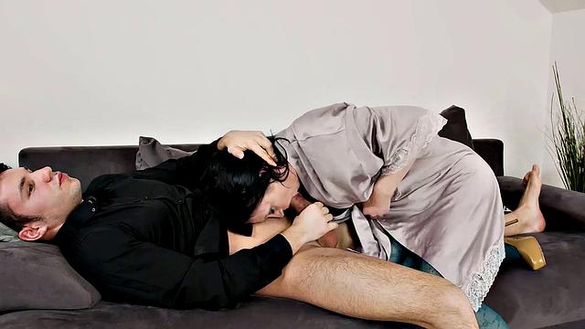 MATURE4K. After fail at the exam guy gladly fucks mature stepmom