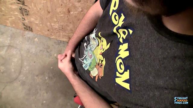 Draining His Huge Hairy Cock - Daniel Delong