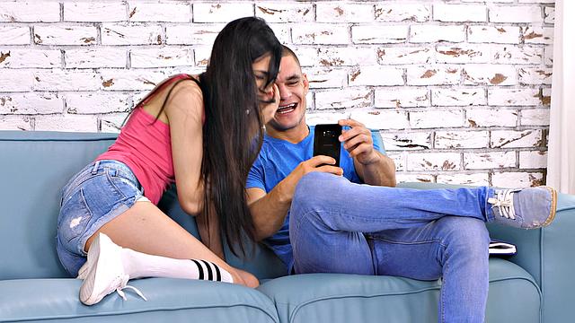 Playful cutie wants sperm