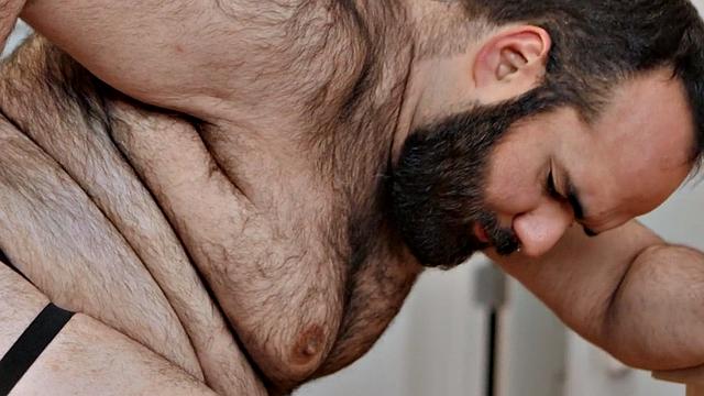 Dirty hairy nympho pounded in anal hole in doggystyle