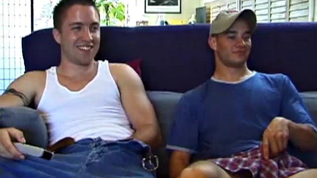 Curious Straight Boy In A Gay Threesome
