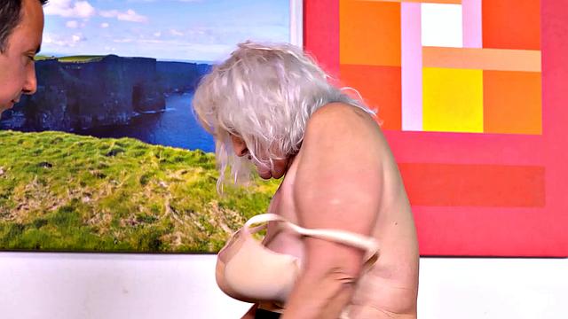 MATURE4K. Hey, waiter! A coffee for me and a firm for my mature wife!