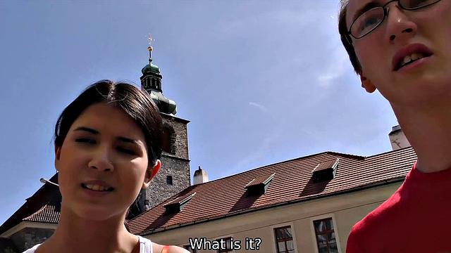 HUNT4K. Svelte brunette cheats on BF to earn cash for vacation