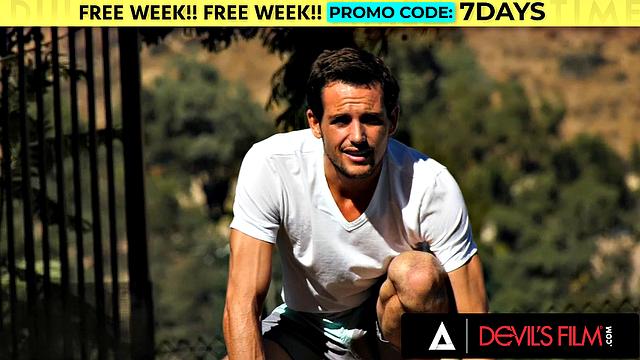 DEVILS FILM - Gorgeous MILF Luna Star Squirts While Getting Fucked Outside