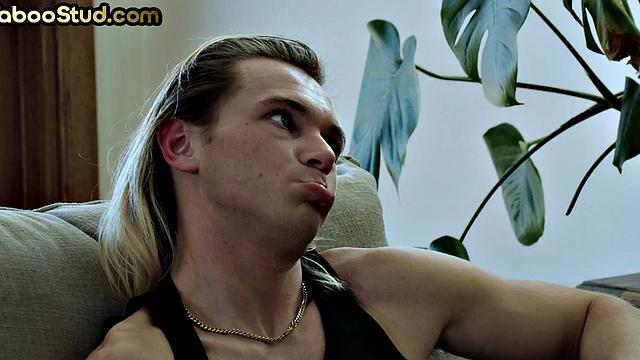 Taboo stud barebacked by stepbrother with body